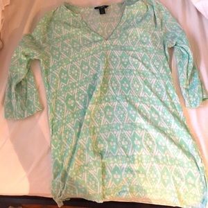 J. CREW coverup green teal size small